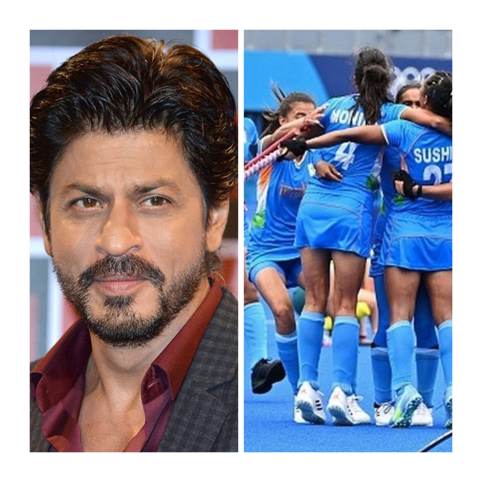 You are currently viewing Shah Rukh Khan Consoles Women’s Hockey Team After defeat at Tokyo Olympics; A series of Celebs adds in unison